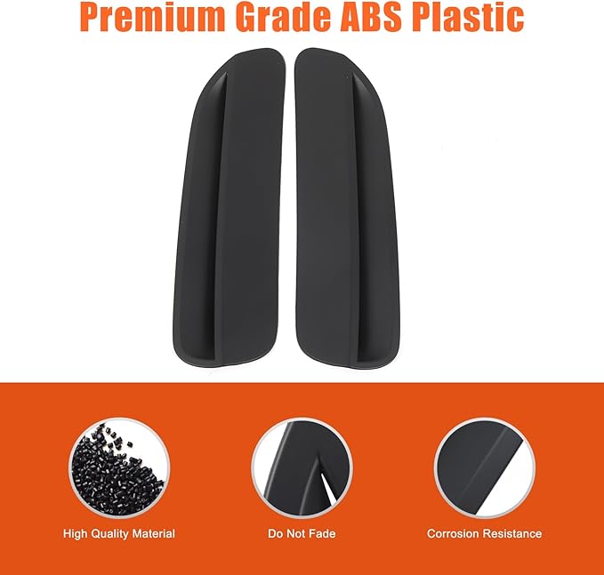Car Engine Hood Air Outlet Vent Cover Trim Compatible with Pontiac G8 08-09/Holden Commodore 06-12 Car Front Engine Hood Vent Air Flow Intake Body Moulding Protection Cover decoration (Matt black)