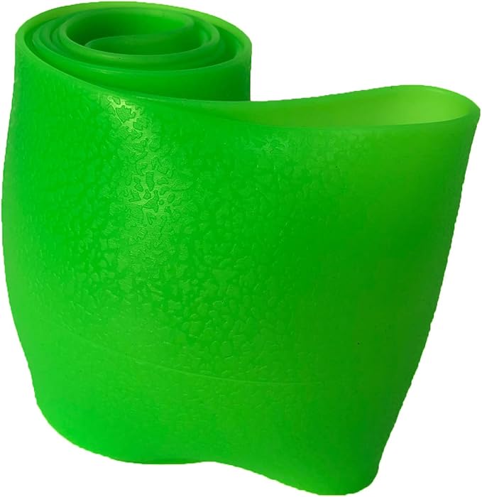 Green Car Steering Wheel Cover: Universal RPKEY 13.5 to 15 inches Silicone Steering Cover Compatible with Most Car Models Fit for Round D Shape