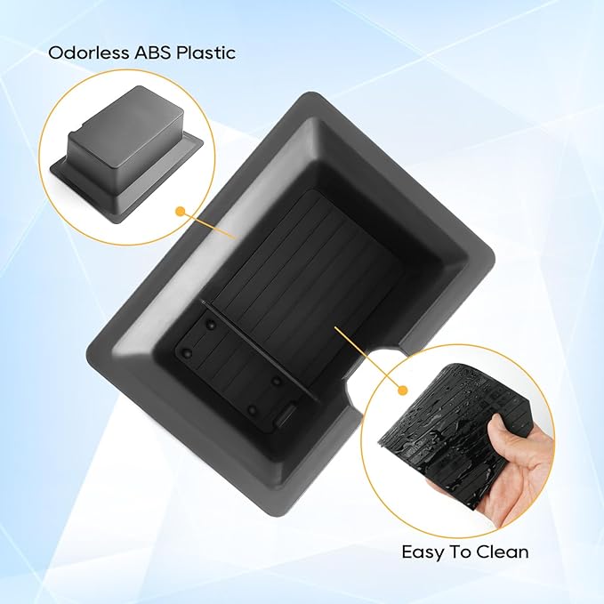LFOTPP Center Console Organizer Tray for 2025 2026 Kia K5 (LXS/GT-Line/GT/EX), Armrest Storage Box Insert, OEM Fit, Non-Slip Waterproof Center Car Interior Accessory - Black