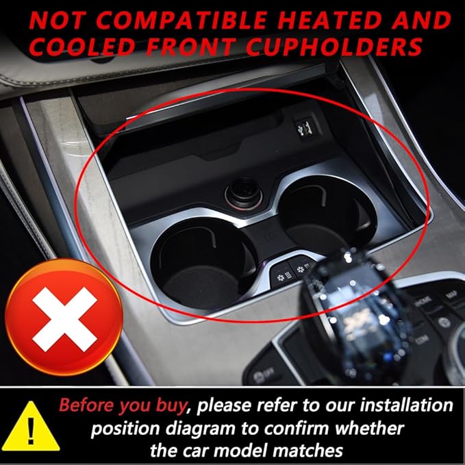 Wireless Car Charger Compatible with BMW X5/X5M X6/X6M 2019 2020 Center Console Accessory Panel, 15W Qi Fast Charging Phone Charger Pad for BMW G05/G06 (Support Original Car with NFC)