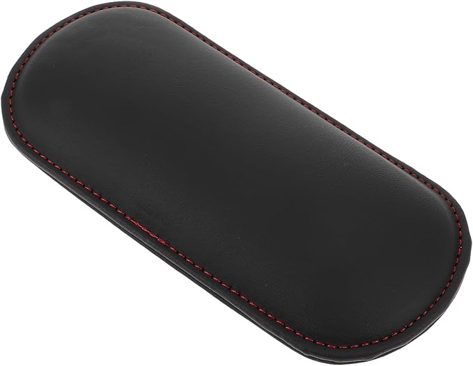 Car Armrest Cushion Pad, Memory Foam Elbow Rest for Comfort, Adjustable Support for Center Console, Universal Fit for All Vehicles - Black