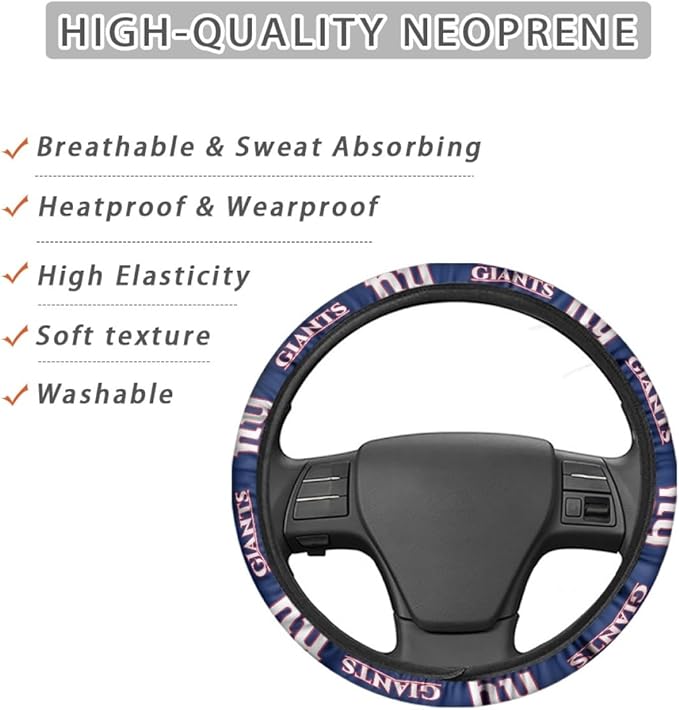 Universal Car Steering Wheel Cover, Automotive Vehicle Accessory (L-FXPT-JR)