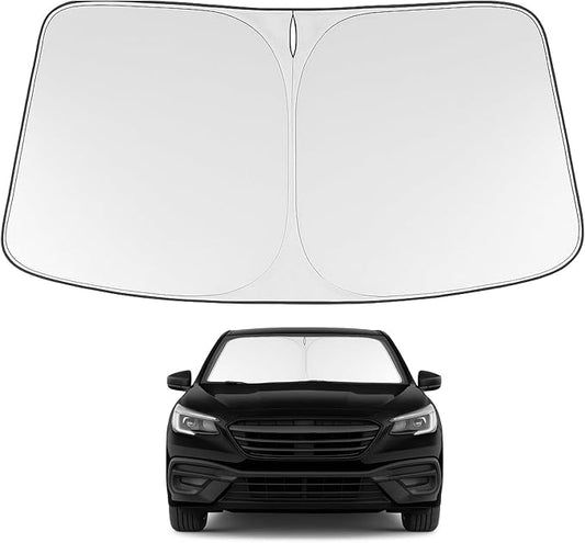 Proadsy 2026 Upgrade Windshield Sun Shade Custom Fit 2020-2025 Legacy Foldable Front Sunshade Protector Sun Visor Blocks UV Rays Keep Car Cooler