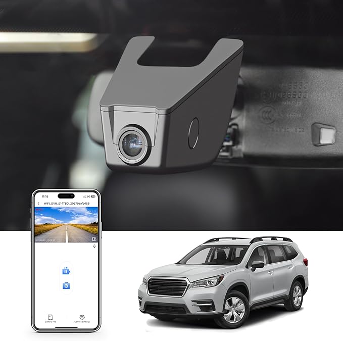 Mangoal 4K Dash Cam Custom fit for Subaru Ascent 2019 2020 2021 2022 (Model A),Limited Onyx Edition Premium Touring etc, Integrated OEM Look, UHD 2160P Video, App & WiFi, 64GB Card