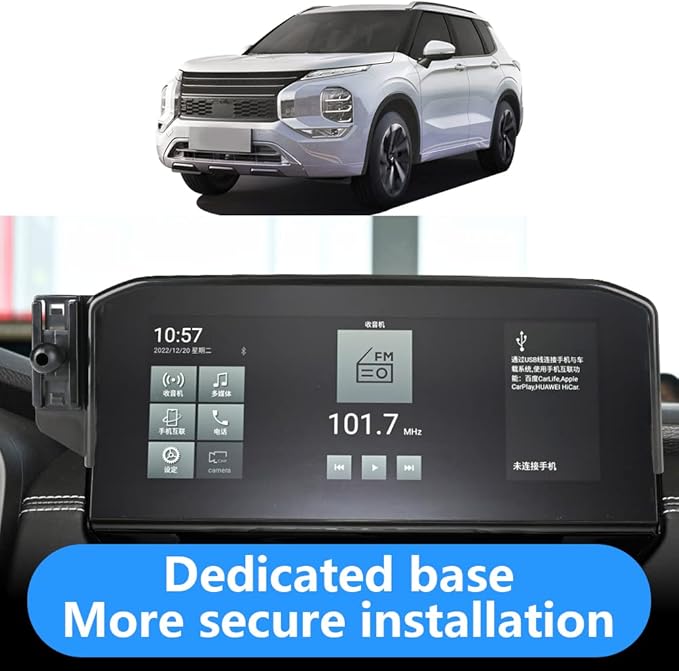 Car Phone Holder for Mitsubishi Outlander 2022 2023 2024 and Outlander PHEV 2023 2024 Auto Interior Accessories Best Cell Phones Mount Cellphone Mobile Cradle Charging Navigation Screen Bracket