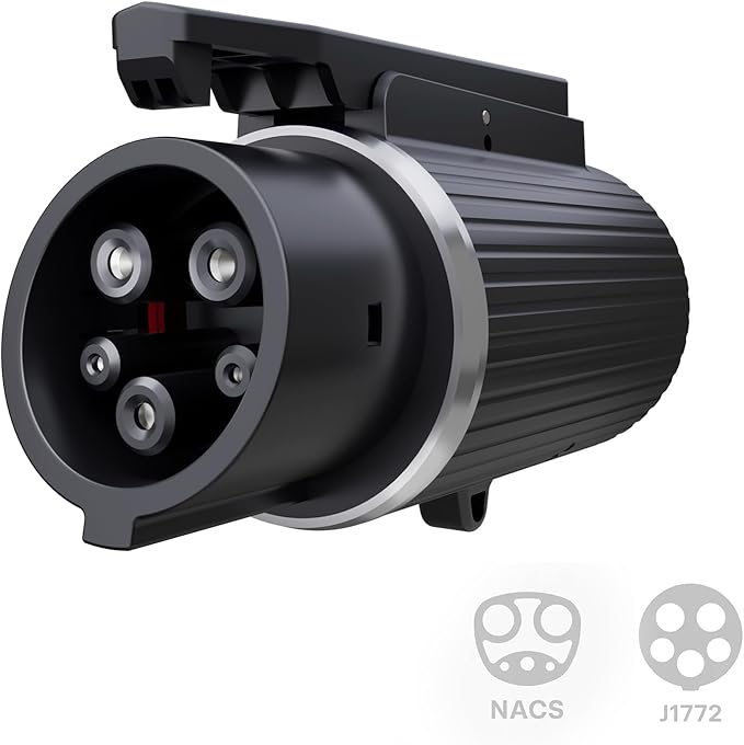 Tesla to J1772 Adapter, Max 80A 240V Fast Charging J1772 EV Charger Adapter compatible with Ford, Cadillac, Rivian, BMW, Benz Electric Cars, Tesla Mobile charger/Wall Connectors/Destination Chargers