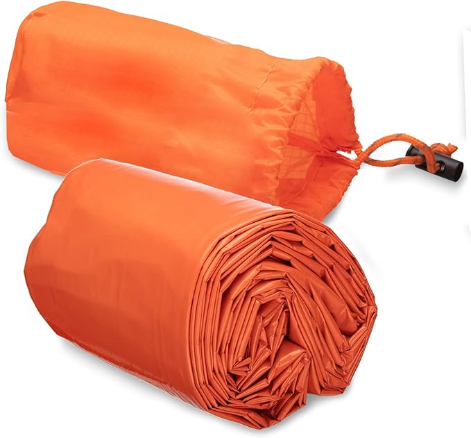 NovaMedic Emergency Sleeping Bag 5 Pack – 84"x36" Thermal Mylar Survival Bivy Sack – Waterproof, Lightweight & Compact Emergency Blanket for Camping, Hiking, Outdoor Survival & Travel