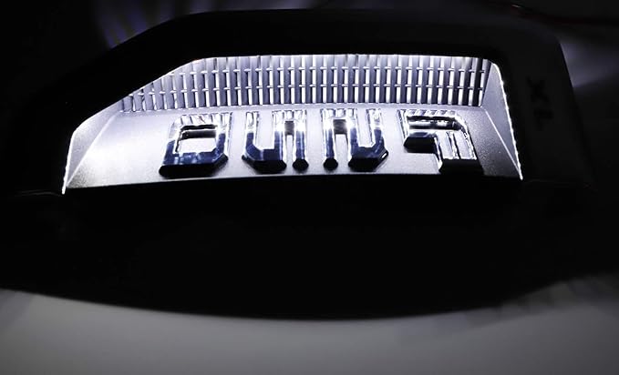 iJDMTOY Xenon White LED Background Illumination Kit Compatible with 2017-2021 Ford F250 F350 F450 Super Duty Side Fender Chrome Emblem