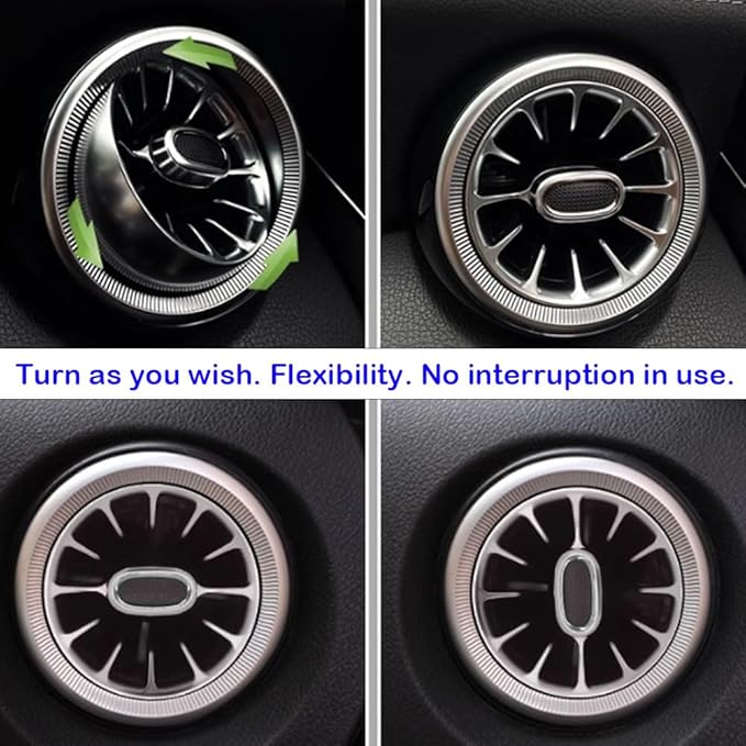 12 Colors Air Vent LED Ambient Light Atmosphere Lamp For Mercedes Benz W156 GLA-Class