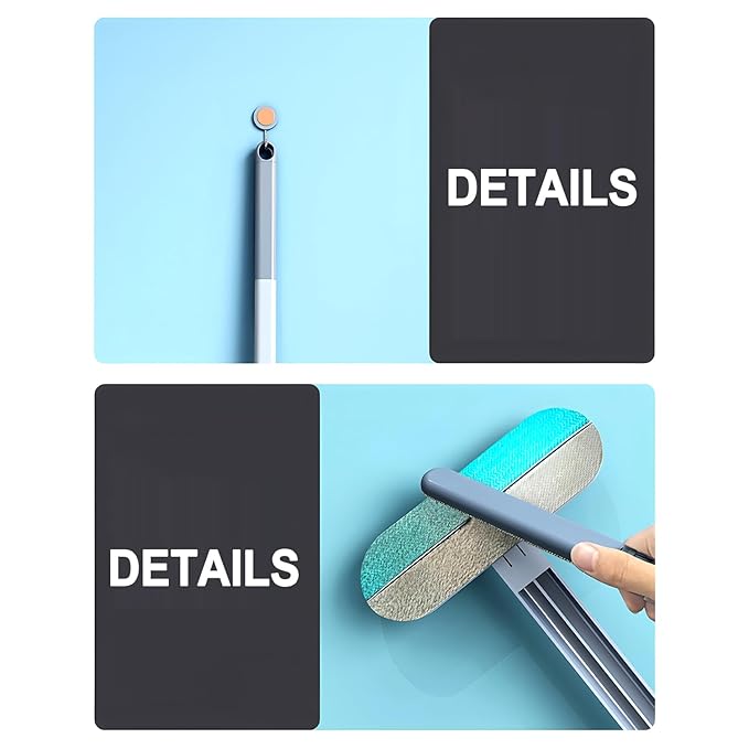 4 in 1 Pet Hair Removal Tool, Multifunctional Pet Hair Remover, Reusable and Washable Dog Cat Hair Cleaning Removal Brush with Long Handle