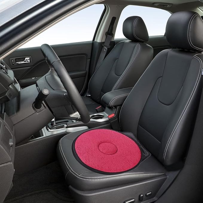 BESPORTBLE 360 Car Swivel Cushion Car Seat Cooling Pad Swivel Car Seat Cushion for Cusion Lumbar Support Doughnut Pillow Elder Seat Cushion Sandwich Fabric Tables and Chairs