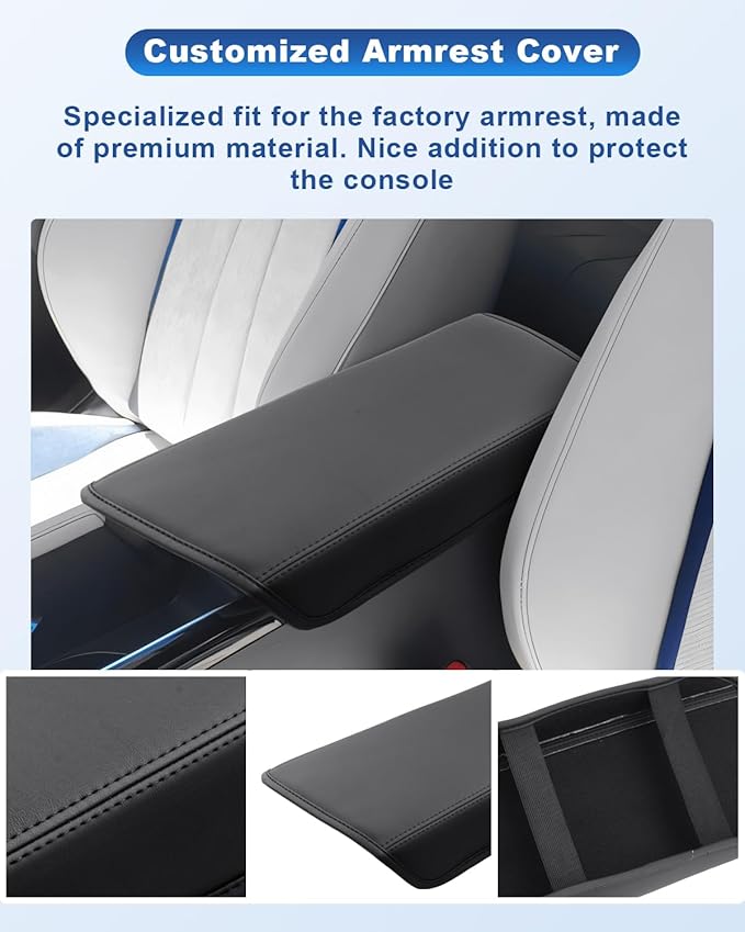 CDEFG for 2025 2026 Acura ADX Center Console Cover for 2025 2026 Acura ADX Accessories Armrest Cover ADX Middle Console Pad Arm Rest Cushion Leather Cover