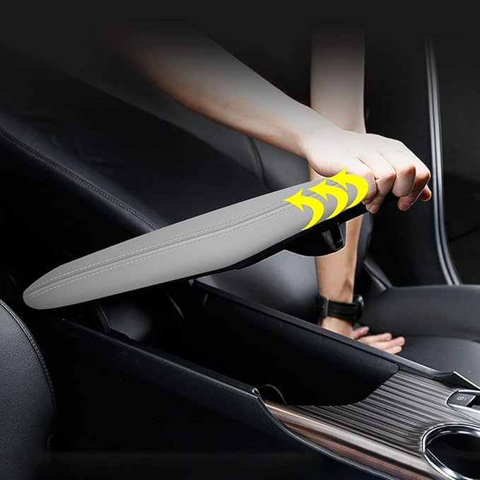 AOMSAZTO Armrest Covers for 2018-2023 Toyota Camry Gray
