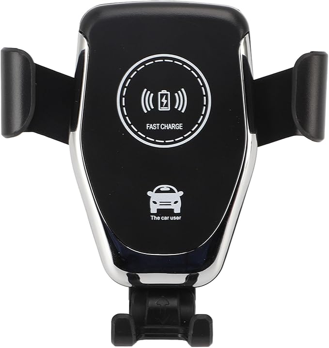 Alomejor Alomejor Car Wireless Charger Automatic Phone Holder 360 Degree Rotatable for Vent 15W Fast Charging Black for Most Cars