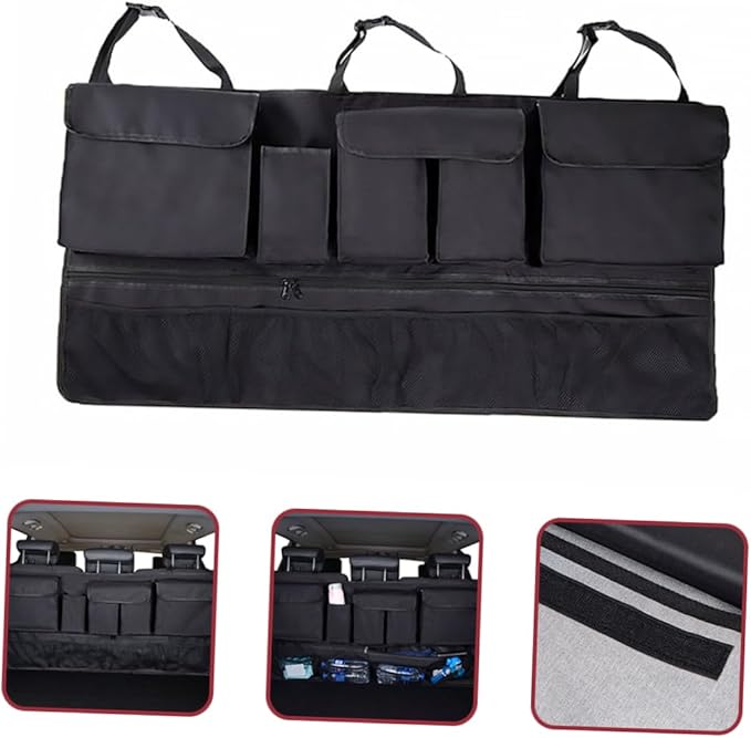 Luxshiny Car Organizers Storage Backseat Organizer Bag Suv Oxford for Clean Car