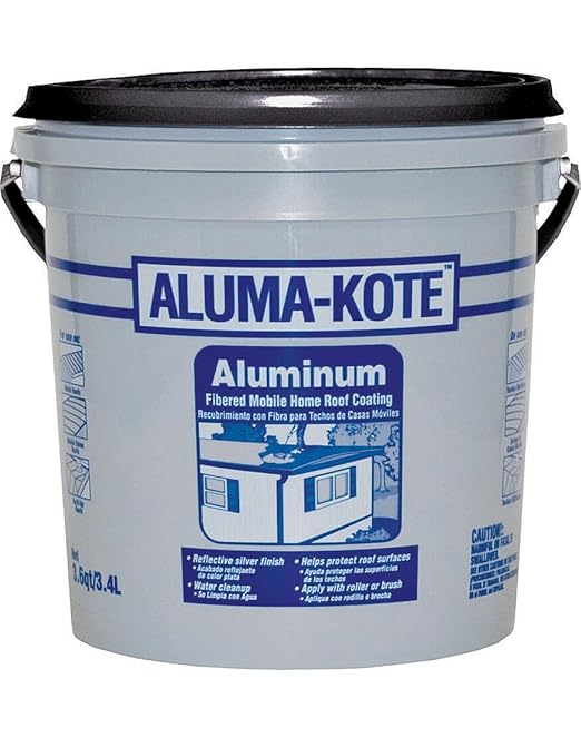 Gardner Aluma-Kote Gloss Silver Fibered Aluminum Roof Coating 1 gal.