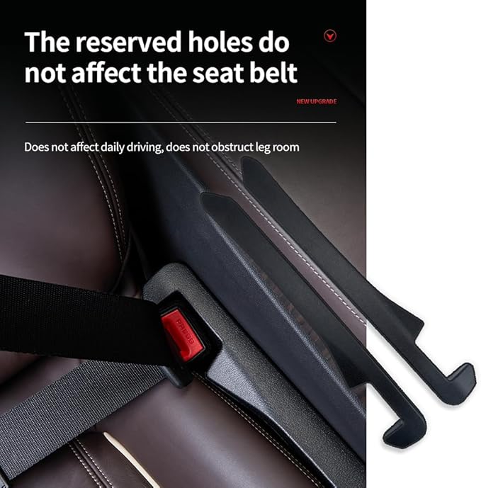 IHOTDER 2PCS Car Seat Gap Filler - Car Seat Gap Filler Organizer for Holding Phone,Key,Purse - Universal Car Gap Filler Fits Car Truck SUV Car Interior Accessories (Black/2PCS)…