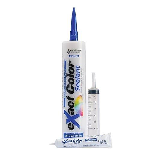 9.5 oz Sashco 12010 eXact color High Performance Acrylic Latex Sealant