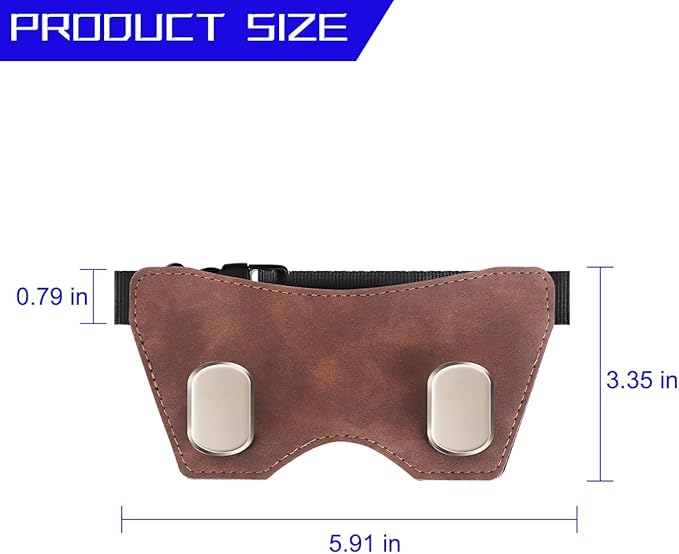 Car Headrest Hook, 2PCS Suede Vehicle Back Seat Storage Hanger with Double Metal Hook, Automotive Seatback Organizer for Purse Handbag Coat, Compatible with Most Sport Seat (Brown)