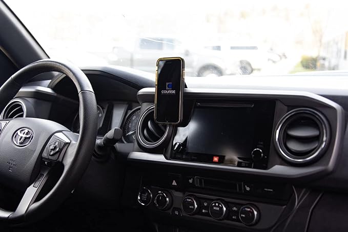 Course Motorsports DirectFit Magnetic Phone Mount and Car Phone Holder for Toyota Tacoma (2016-2023) - Magnetic Head
