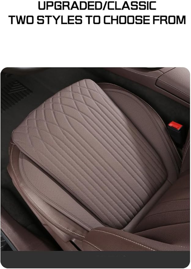Car Seat Cushion Fit for BMW Accessories Front and Rear Seat Pad for Car Driver Seat Office Chair Mocha Brown(1PC)