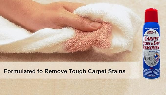 Carpet Spot Remover, Stain and Red wine Remover, and Spot Treatment for Oil, Grease, Urine, Cleaning Performance for Rugs, Upholstery, Fabrics Pack of 2