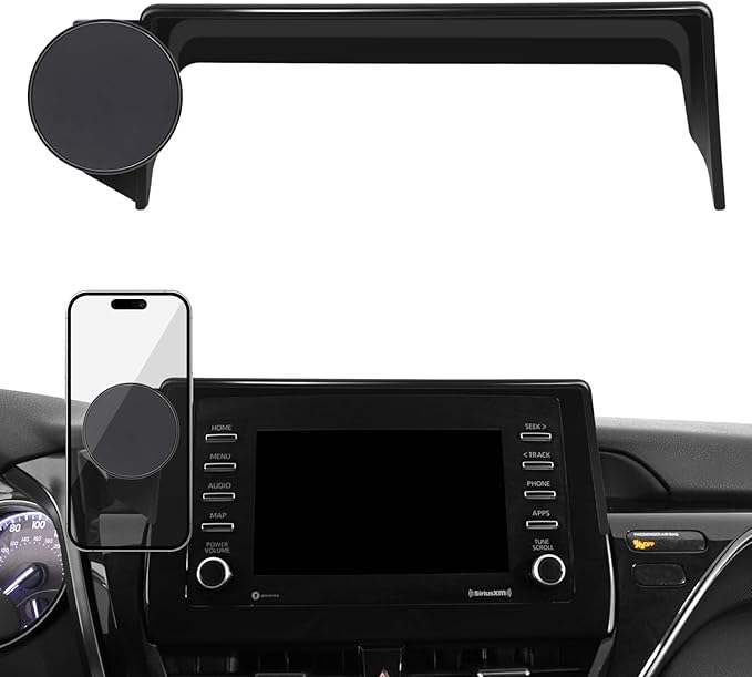 Car Phone Holder Fit for Toyota Camry 2021 2022 2023 2024 - for MagSafe Magnetic Cell Phone Mount for Camry Accessories 7 inch Touchscreen - Strong Magnets for iPhone (NOT FIT 9 inch)
