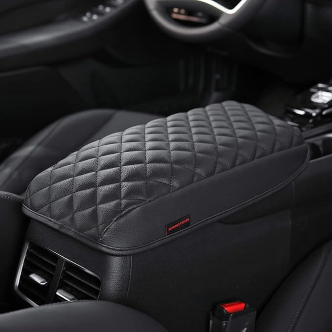 KMMOTORS Sonata(2020-2025) DN8, Center Console Cover, Armrest Cushion, Console Protector, Sonata Accessories (DN8, Black)