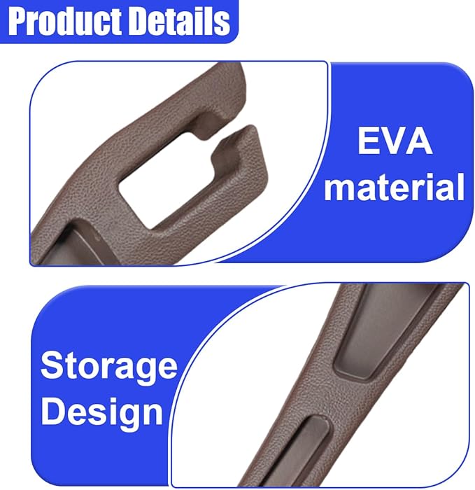 2PCS Car Seat Gap Filler Organizer, Car Center Console Side Plug with Storage Slot Prevent Falling, Multifunctional Vehicle Interior Phone Holder Accessories for Cars, Trucks, SUVs (Brown)