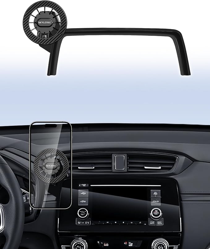 Car Phone Mount for Honda CR-V CRV 2017 2018 2019 2020 2021 2022 Accessories Automobile Cradles Magnetic Phone Holder Compatible with MagSafe, Strong Magnets CR V Cell Phone Holder (Only Fit 5/7-inch)