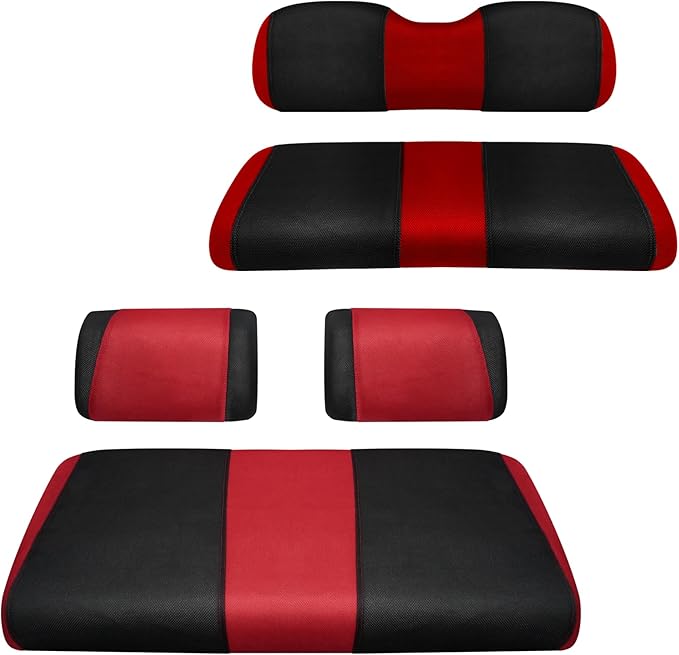 Golf Cart Front Seat Covers for Yamaha G2 G8 G9 G11 G14 G16 G19 G20 G21 G22, Durable Polyester Fabric Yamaha Golf Cart Seat Covers, Breathable Washable