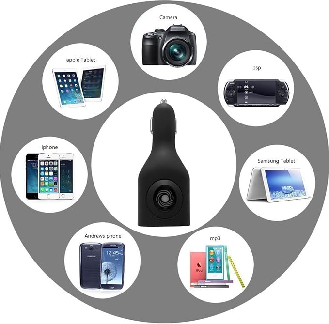USB Car Charger,NDLBS 2-in-1 Portable Dual USB Car and Wall Charger with Foldable Plug Home for iPhone X XR XS MAX 7 8 Plus,iPad Pro Air Mini,Galaxy Note9 S9 S8 Plus,LG Google