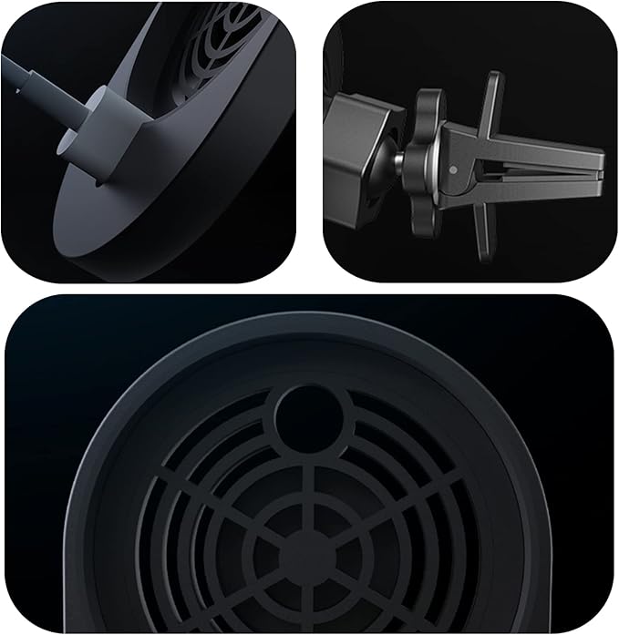 KALAPOP Car Vent Holder for Apple MagSafe Charger Compatible with iPhone 14/14 Plus/14 Pro/14 Pro Max and iPhone 13/12 Series(Charger not Included)