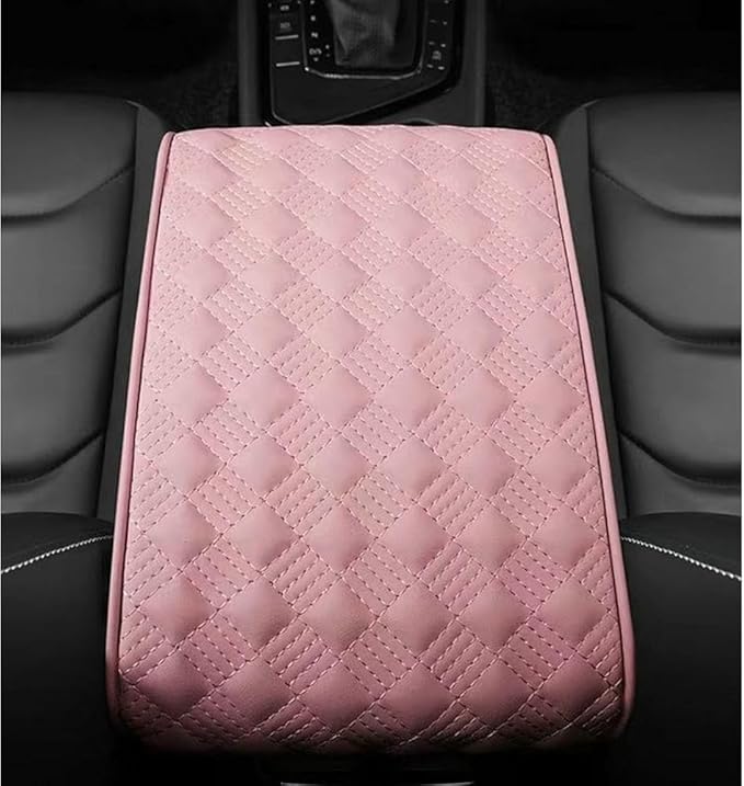 Car Armrest Cushion for Ma-zda CX-30 CX30 2019-2025, Leather Car Center Console Cover Box Pad Memory Foam Arm Rest Mat Accessories,A/Black