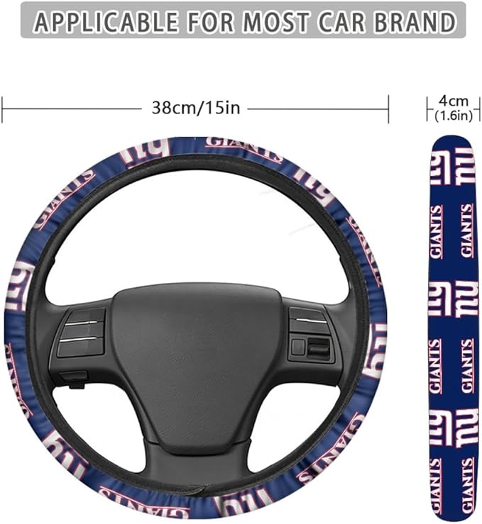 Universal Car Steering Wheel Cover, Automotive Vehicle Accessory (L-FXPT-JR)