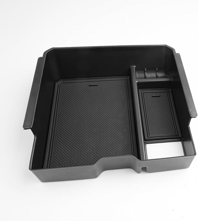 CDEFG for 2024 2025 2026 Ford Ranger Center Console Organizer Tray for 2024-2026 Ford Ranger Raptor Lariat XLT XL Truck Accessories Middle Console Organizer Armrest Storage Box
