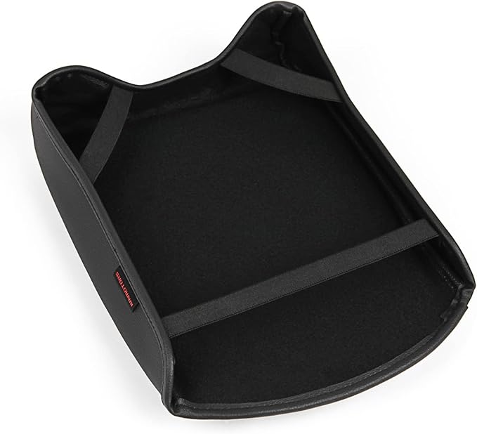 KMMOTORS MDX(2014~2020) Center Console Cover, Armrest Cushion, Vegan Leather, Car Accessories, Car Gadgets (MDX 2014~2020, Black)