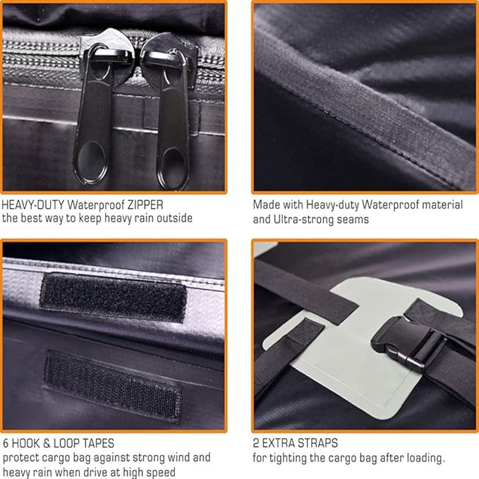 Car Roof Bag Cargo Carrier,425L Car Roof Top Cargo Carrier Bag Large Capacity Luggage Storage Bag Universal Car Roof Storage Bag for Traveling,Vacation,Camping