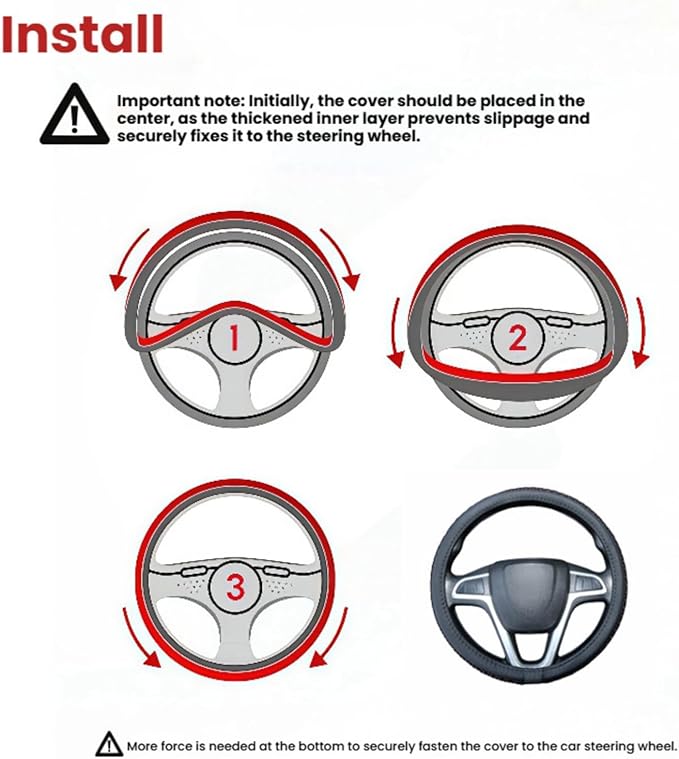 15”16”17“18“19”20 Inch Ice Silk Ventilation Multi-Style Comfy Grip Steering Wheel Cover for Truck, Bus, Big Rig Trucker,SUV， Anti-Slip Design 15-20 Inch (Gray, 18 inch)