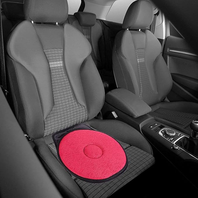 BESPORTBLE 360 Car Swivel Cushion Car Seat Cooling Pad Swivel Car Seat Cushion for Cusion Lumbar Support Doughnut Pillow Elder Seat Cushion Sandwich Fabric Tables and Chairs