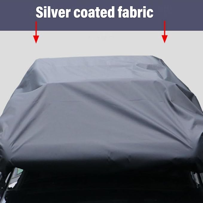 Car Roof Top Bag, Rain Cover Roof Top Luggage Cover 210D Oxford Cloth for SUV Travel Trailer Compact Storage (170 * 145cm)