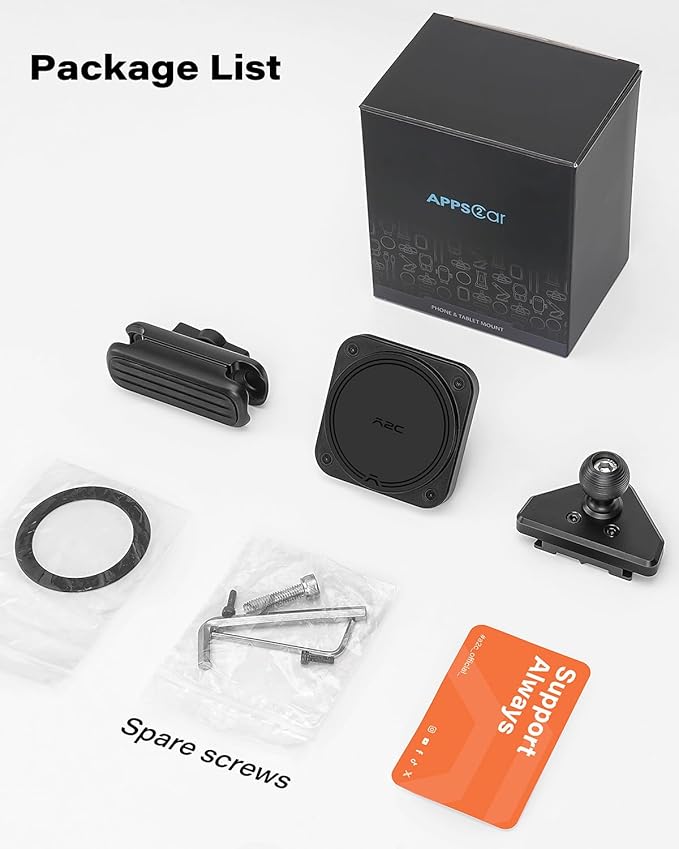 APPS2Car Magnetic Vent Mount for Ford F-150 (2015–2020), Super Duty (2017–2021) & 2022 (XL & XLT), Expedition (2018–2021), Compatible with iPhone 12-17 Series & MagSafe Case, Metal Socket Arm