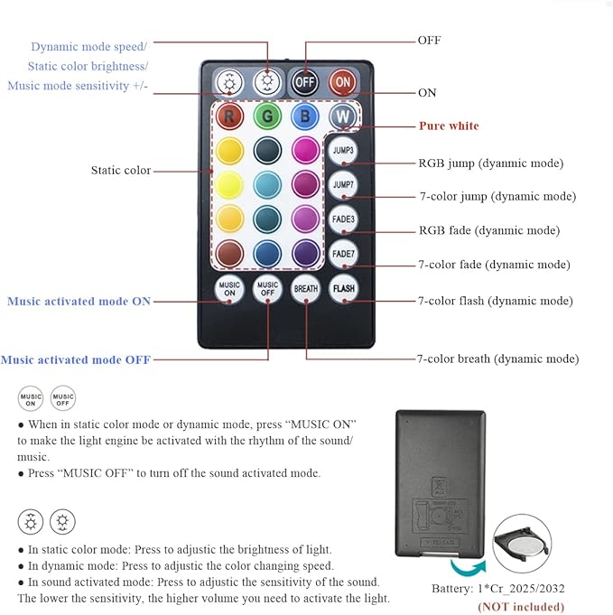 AKEPO APP 6W Mini Size Starlight Headliner Fiber Optic Lights Kit, 200pcs 0.03in/0.75mm 6.5ft/2m Optical Fibers+Music Activated Function+Remote/APP Control Star Ceiling Light Kits