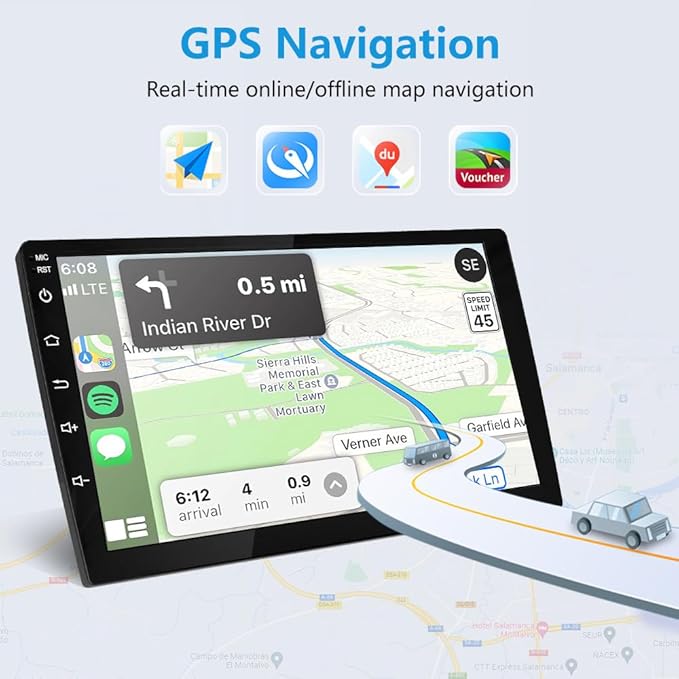 Junsun 5G WiFi (64GB ROM) Car Radio Stereo for Dodge Ram 1500 2500 3500 2013-2019,Wireless Wire CarPlay/Android Auto,9" HD Screen Support Cargo Rearview,GPS DSP RDS BT 5.0 AM/FM Auto AC