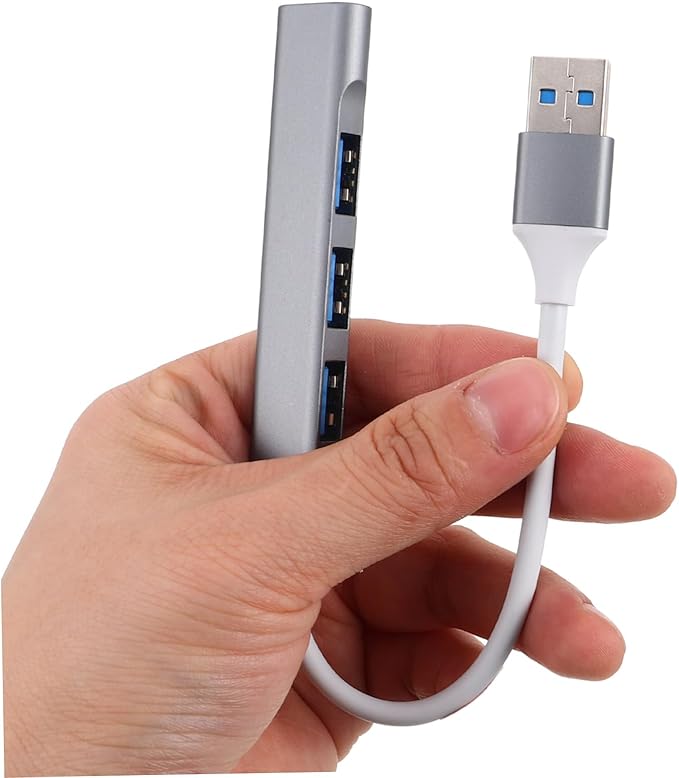 KALLORY USB Hub Ports Expansion for Laptop Desktop Car Gaming Keyboard Mouse Accessory Hub USB Extender
