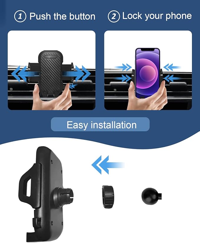 oricarmes Mazda CX-5 Phone Mount, Custom Fit 2017-present, Compatible with All Cell Phones