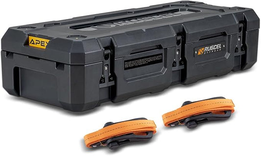 RUGCEL 126 Quart Waterproof Dry Storage Box - Heavy-Duty Overland & Off-Road Storage Case for Camping, Road Trips, Vehicle Trunk/Roof Rack (126QT CASE)