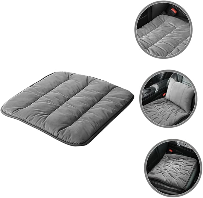 CHILDWEET Soft Plush Travel Car Seat Cushion Lumbar Support for Comfort Antislip Truck Seat Pad