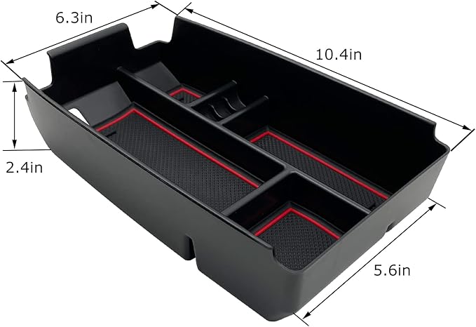 Center Console Organizer Interior Storage Box Fits for Ford Escape 2020 2021 2022 2023 2024 2025 and 2021 2022 2023 2024 2025 Bronco Sport Accessories