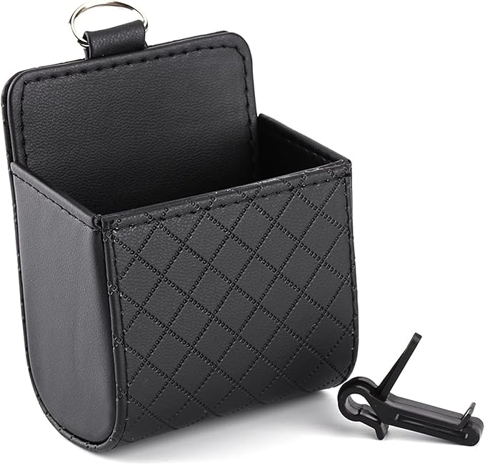 ZJchao Car Organizer Box Black Car Storage Pouch for Driving Essentials for Interior